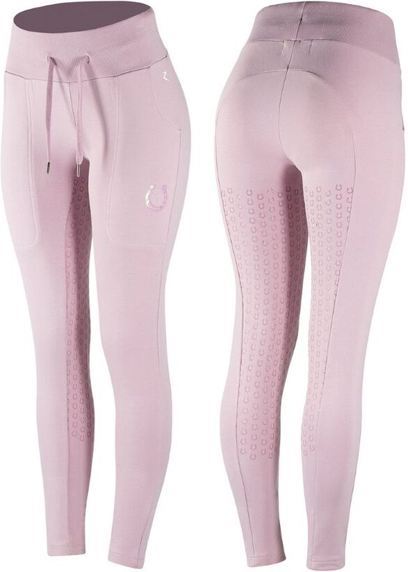 Horze Elaine Jogger naisten ratsastusleggingsit silikonipainatetuilla kokopaikoilla ja korkealla vyötäröllä Horze Elaine Jogger naisten ratsastusleggingsit silikonipainatetuilla kokopaikoilla ja korkealla vyötäröllä