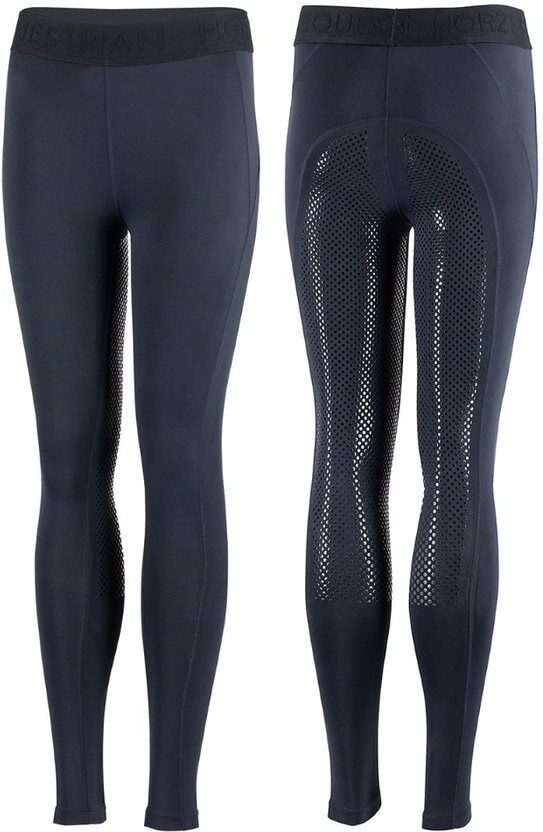 Horze Madison lasten kokopaikkaiset ratsastusleggingsit silikonipainatuksilla Horze Madison lasten kokopaikkaiset ratsastusleggingsit silikonipainatuksilla