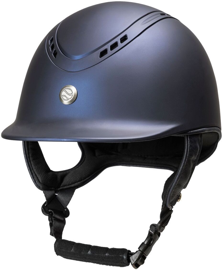 Back on Track EQ3 Pardus sileä sininen ratsastuskypärä Back on Track EQ3 Pardus sileä sininen ratsastuskypärä