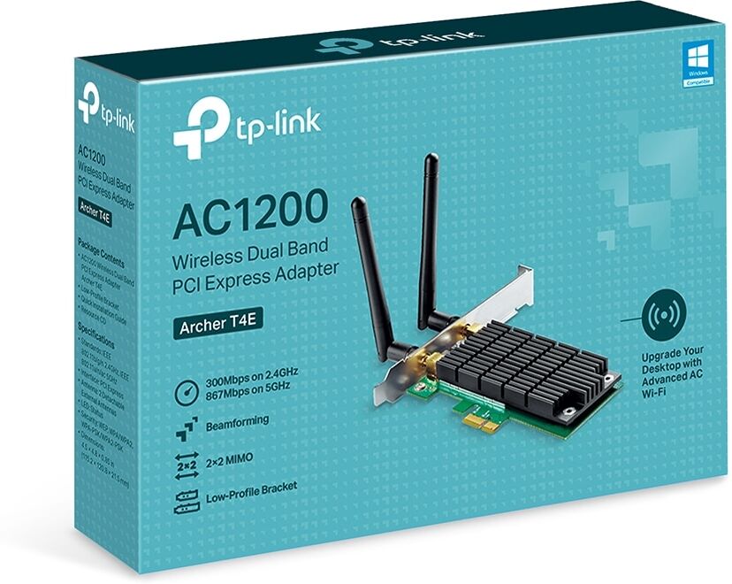 TP-Link Archer T4E WLAN-verkkokortti TP-Link Archer T4E WLAN-verkkokortti