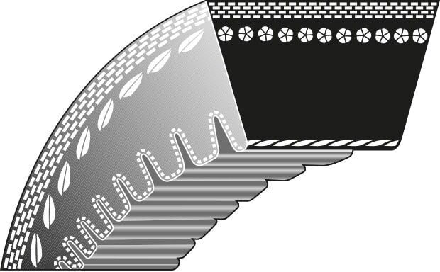 Ratioparts 12,7 x 839 mm kiilahihna Ratioparts 12,7 x 839 mm kiilahihna