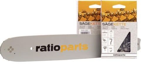 Ratioparts .325 -13' 1,30 mm 56 VL teräketju+laippa setti Ratioparts .325 -13' 1,30 mm 56 VL teräketju+laippa setti