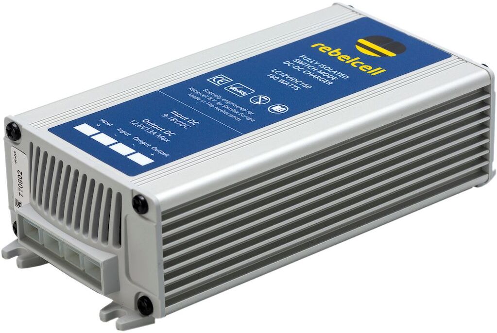 Rebelcell Range extender 12.6V/13A muuntaja