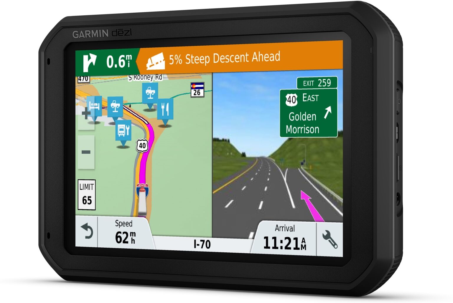 Garmin dēzl 780 LMT-D Europe navigaattori Garmin dēzl 780 LMT-D Europe navigaattori