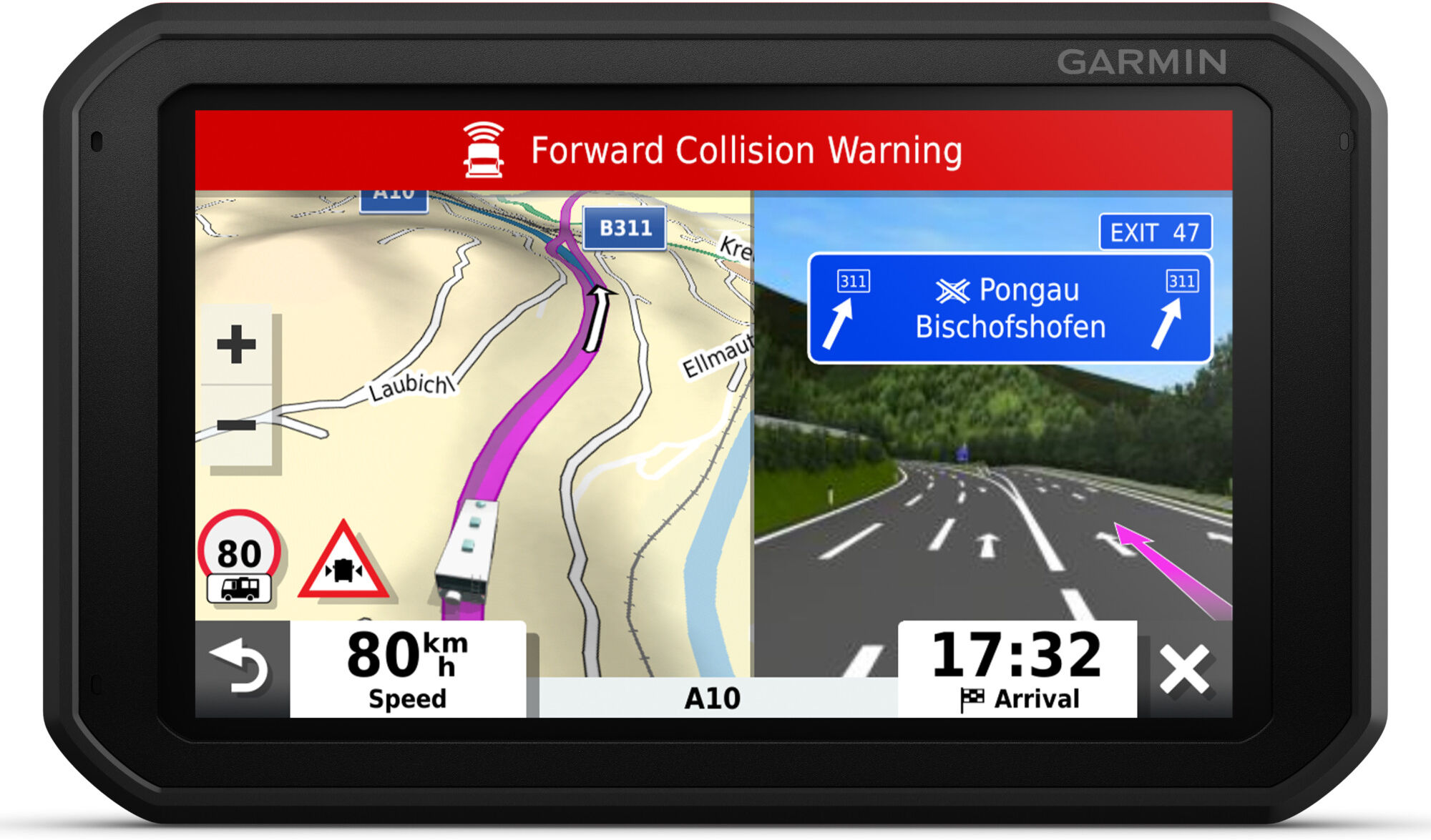 Garmin Camper 785 navigaattori autokameralla Garmin Camper 785 navigaattori autokameralla