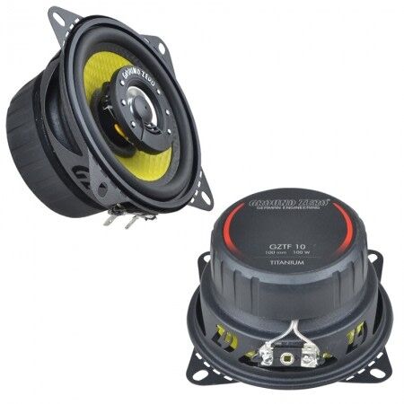 Ground Zero GZTF 10 Titanium 4″ koaksiaalikaiutin Ground Zero GZTF 10 Titanium 4″ koaksiaalikaiutin