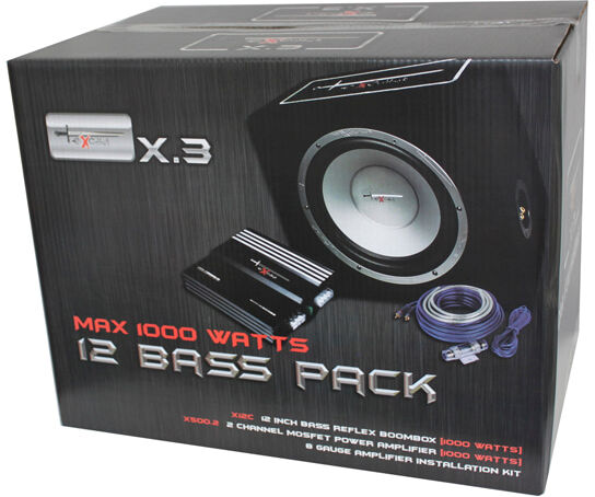 Excalibur X.3 12” bassopaketti (subwoofer, vahvistin ja kaapelit) Excalibur X.3 12” bassopaketti (subwoofer, vahvistin ja kaapelit)
