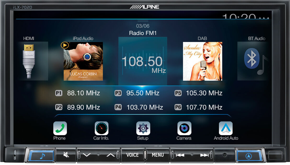 Alpine iLX-702D autosoitin Alpine iLX-702D autosoitin