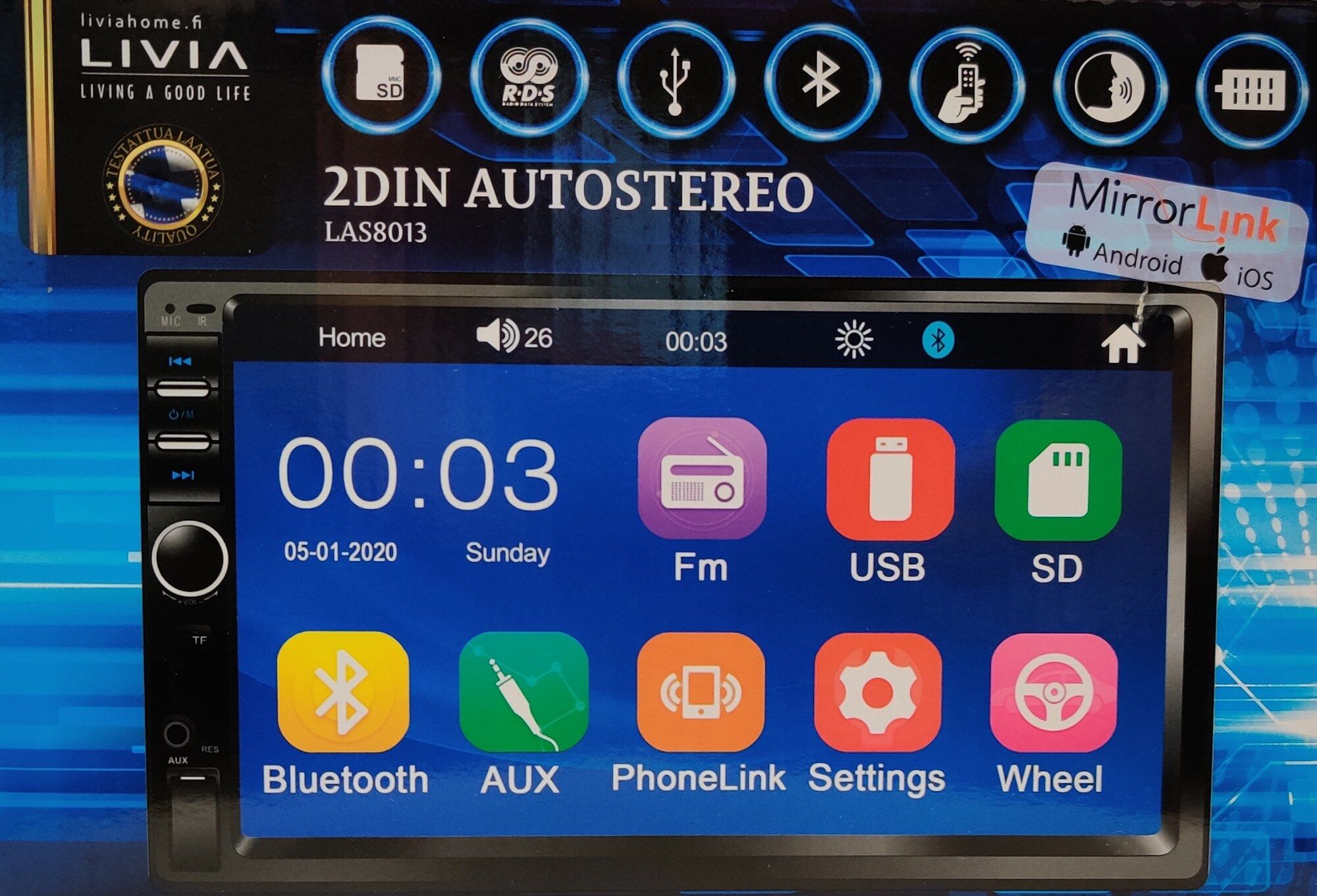 Livia LAS8013 autosoitin Livia LAS8013 autosoitin