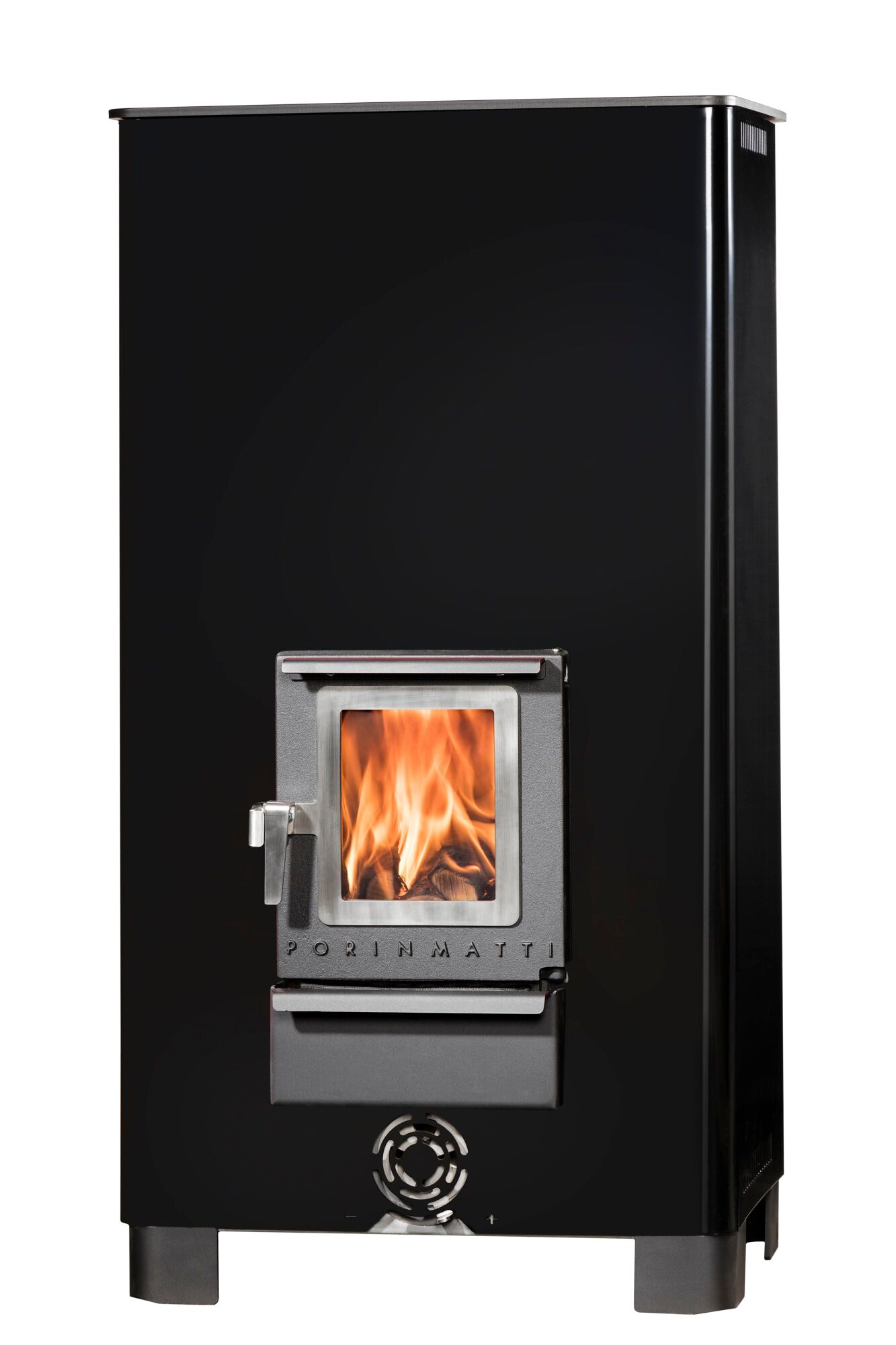 Porin Matti tulisija keitinlevyllä Porin Matti tulisija keitinlevyllä