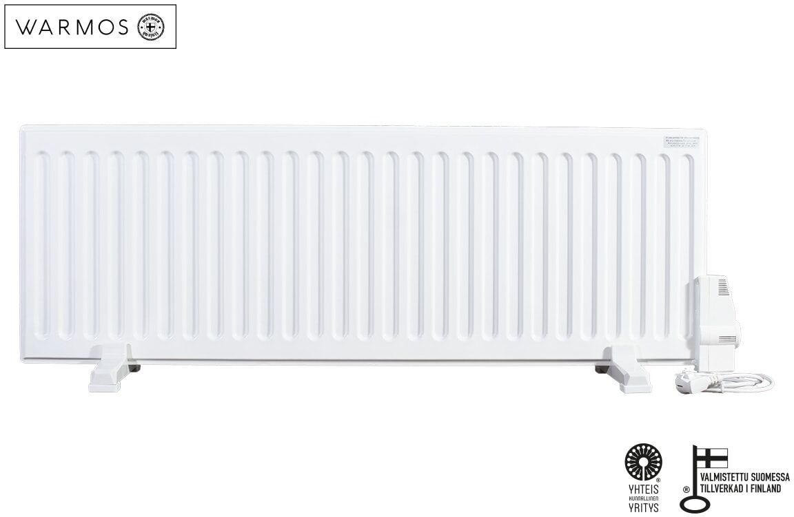 Warmos TWB408 800W 400x1120mm siirrettävä öljytäytteinen sähkölämmitin Warmos TWB408 800W 400x1120mm siirrettävä öljytäytteinen sähkölämmitin