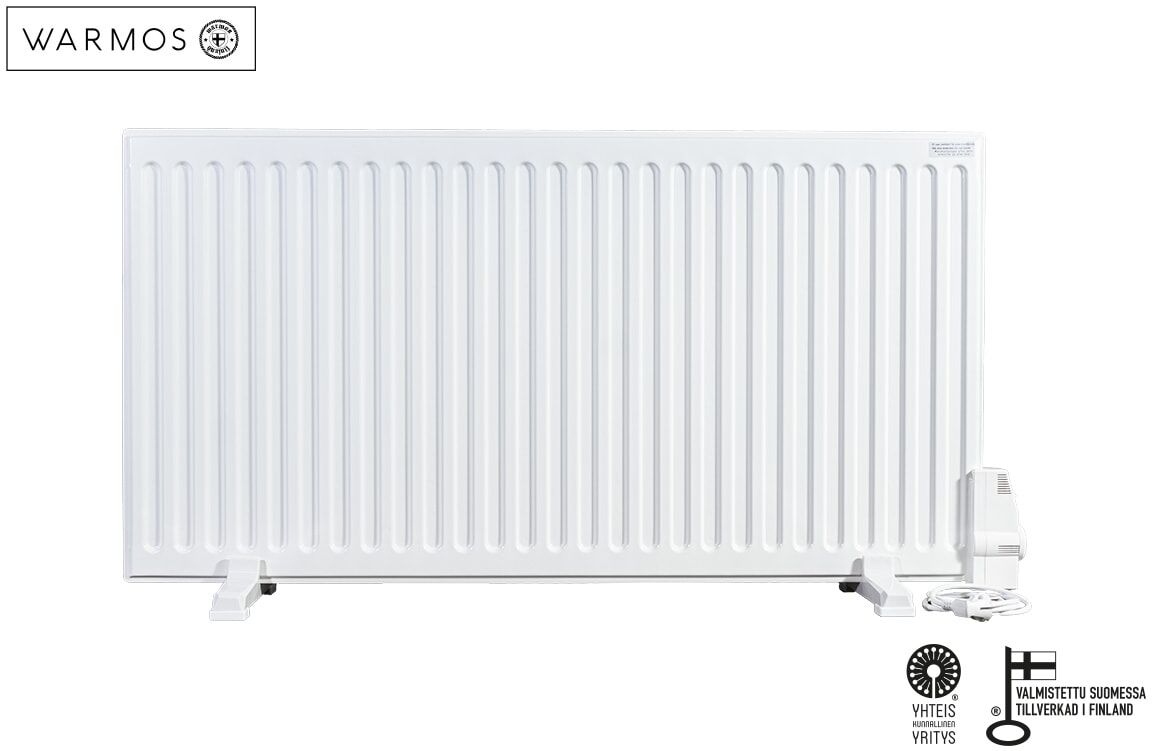 Warmos TWB610 1000W 600x1120mm siirrettävä öljytäytteinen sähkölämmitin Warmos TWB610 1000W 600x1120mm siirrettävä öljytäytteinen sähkölämmitin