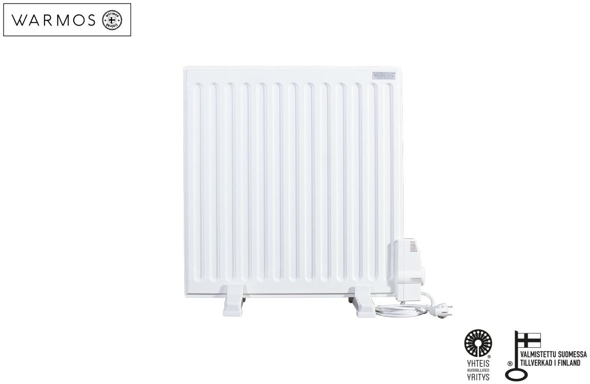 Warmos TWB605 500W 600x560mm siirrettävä öljytäytteinen sähkölämmitin Warmos TWB605 500W 600x560mm siirrettävä öljytäytteinen sähkölämmitin