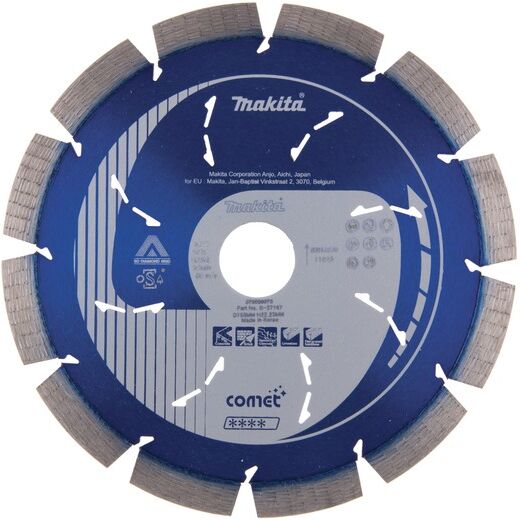 Makita Comet Rapid 150 x 22,23 mm timanttikatkaisulaikka Makita Comet Rapid 150 x 22,23 mm timanttikatkaisulaikka