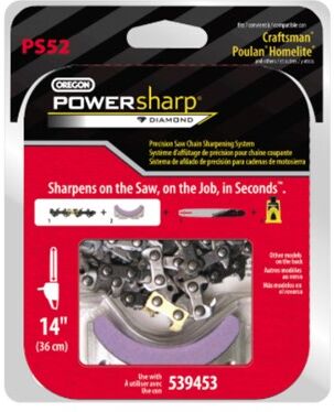 Oregon PowerSharp 54E 16' teräketju teroituskivellä Oregon PowerSharp 54E 16' teräketju teroituskivellä