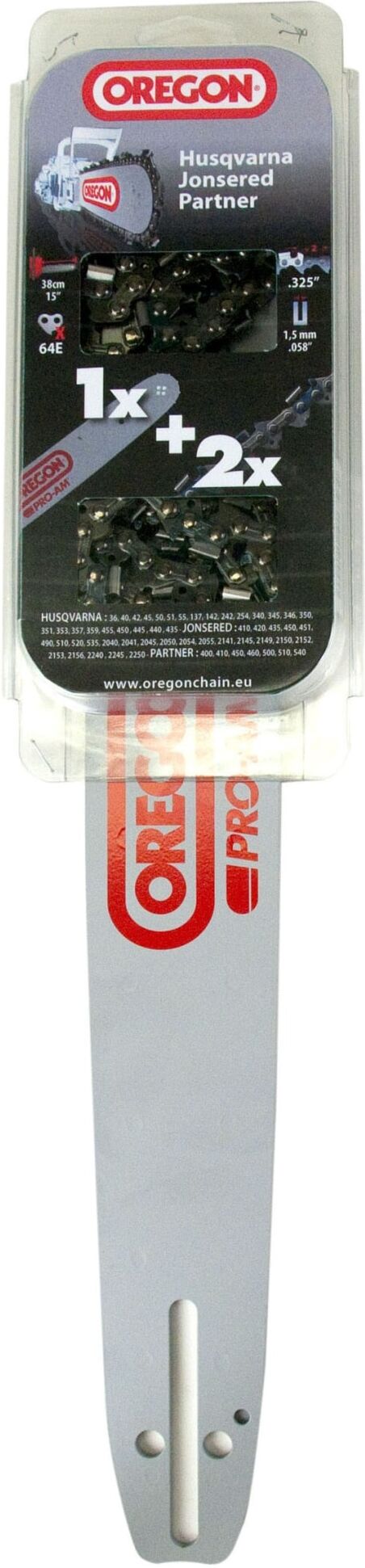 Oregon 13' laippa ja 2kpl .325 1,5mm ketjua Oregon 13' laippa ja 2kpl .325 1,5mm ketjua