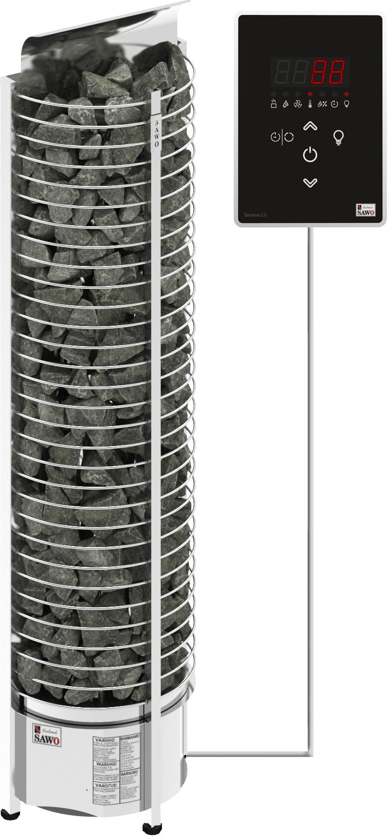 SaWo Tower Wall Ni2 4,5 kw sähkökiuas SaWo Tower Wall Ni2 4,5 kw sähkökiuas