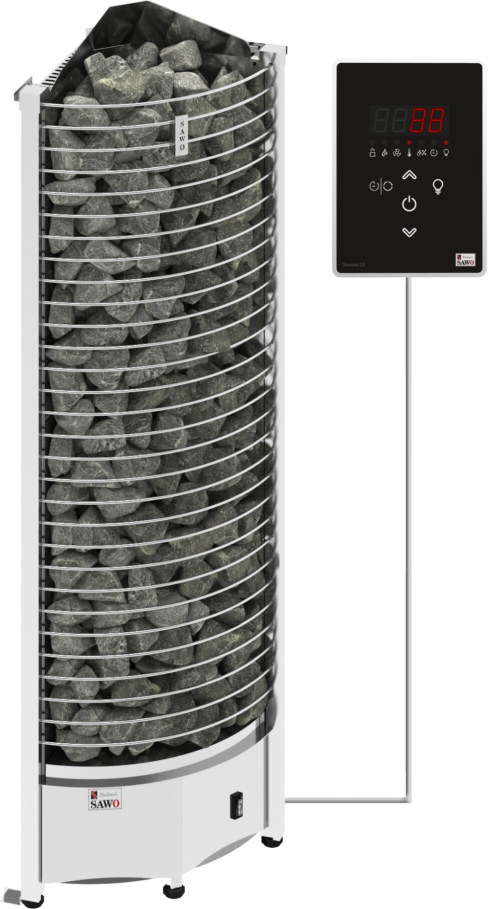 SaWo Tower Corner Ni2 9 kw sähkökiuas SaWo Tower Corner Ni2 9 kw sähkökiuas