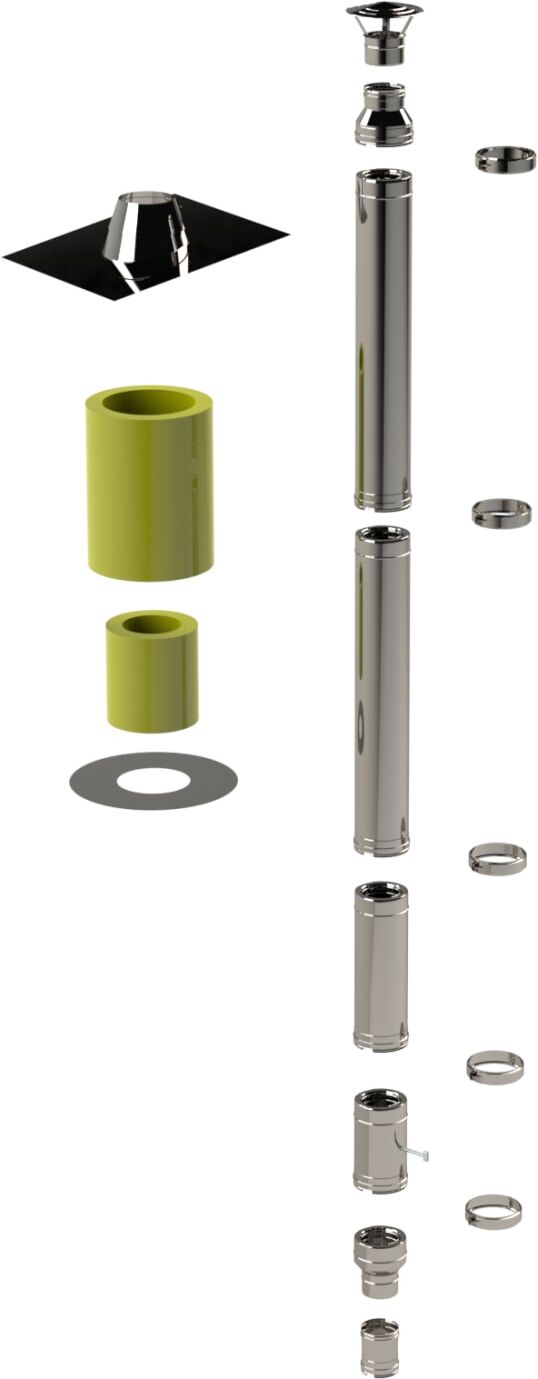 Vilpra 150 mm takkapiippusetti, RST Vilpra 150 mm takkapiippusetti, RST