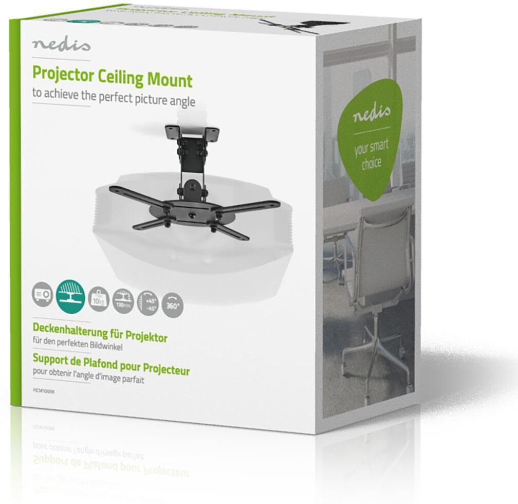 Nedis PJCM100BK projektorin kattoasennusteline Nedis PJCM100BK projektorin kattoasennusteline