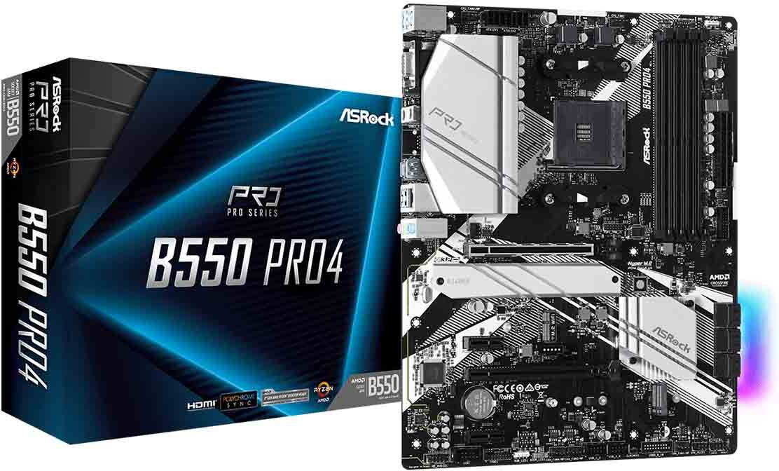 ASRock B550 Pro4 AM4 ATX emolevy ASRock B550 Pro4 AM4 ATX emolevy