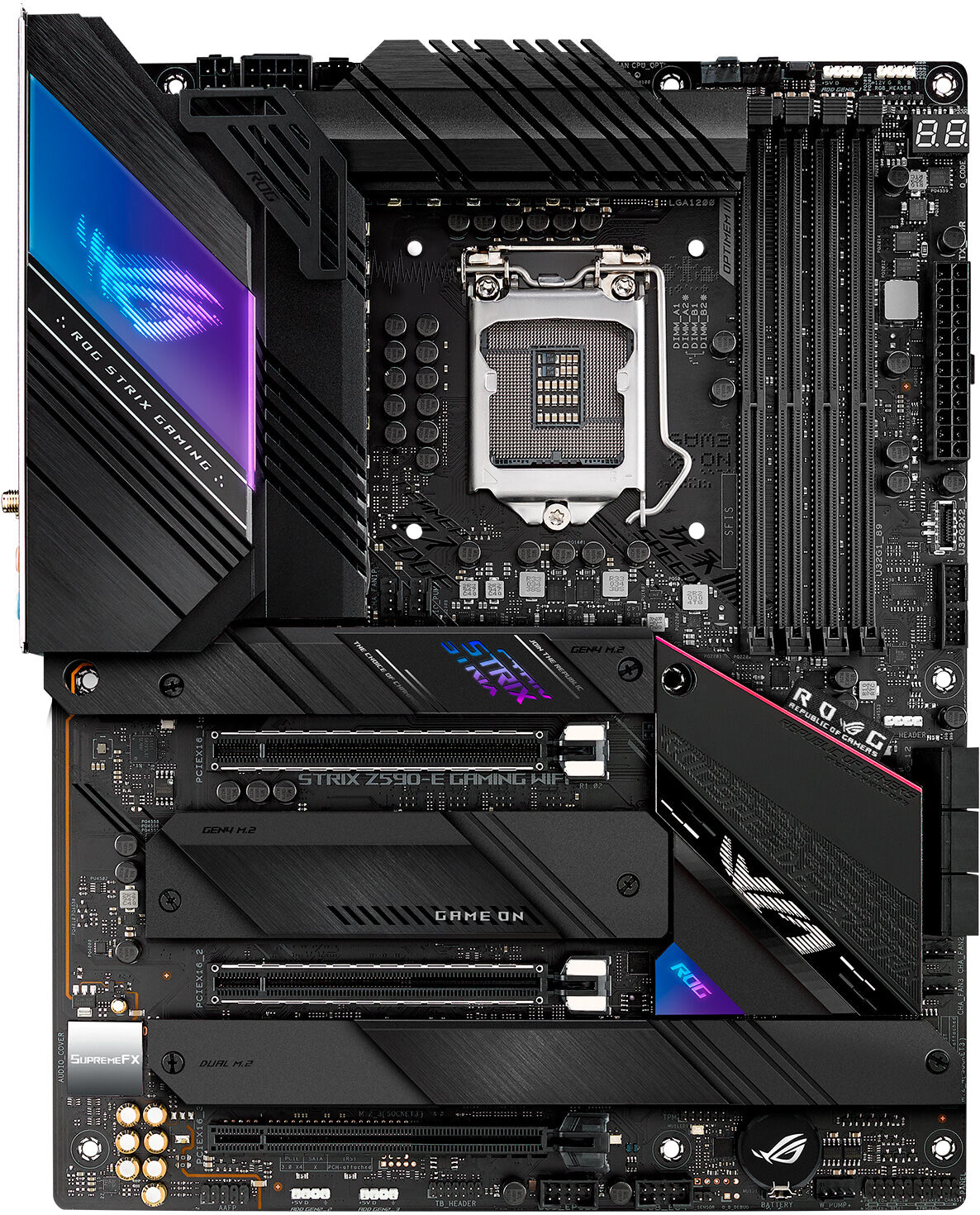 Asus ROG Strix Z590-E Gaming WiFi LGA1200 ATX emolevy Asus ROG Strix Z590-E Gaming WiFi LGA1200 ATX emolevy