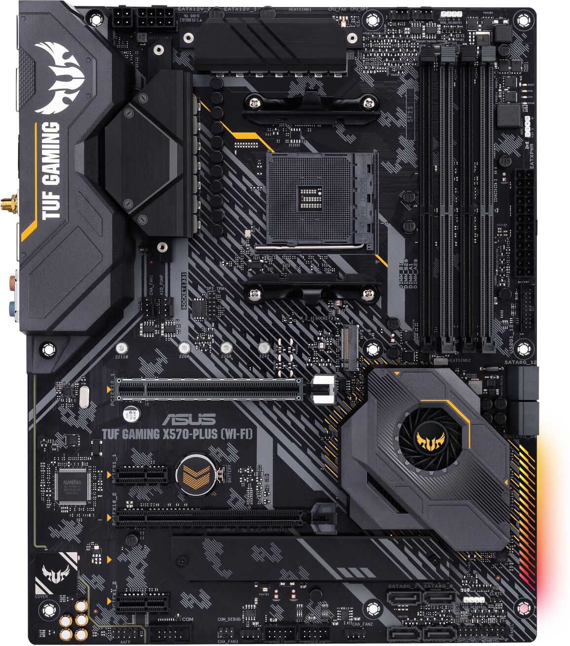 Asus TUF X570-PLUS Gaming (Wi-Fi) AM4 ATX emolevy Asus TUF X570-PLUS Gaming (Wi-Fi) AM4 ATX emolevy
