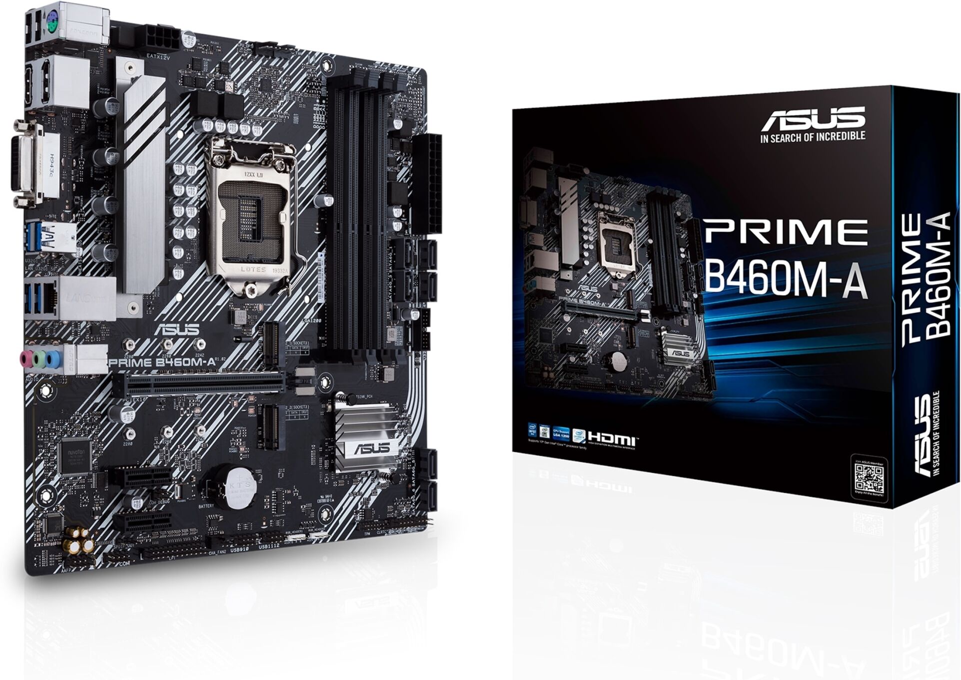 Asus Prime B460M-A LGA1200 mATX emolevy Asus Prime B460M-A LGA1200 mATX emolevy