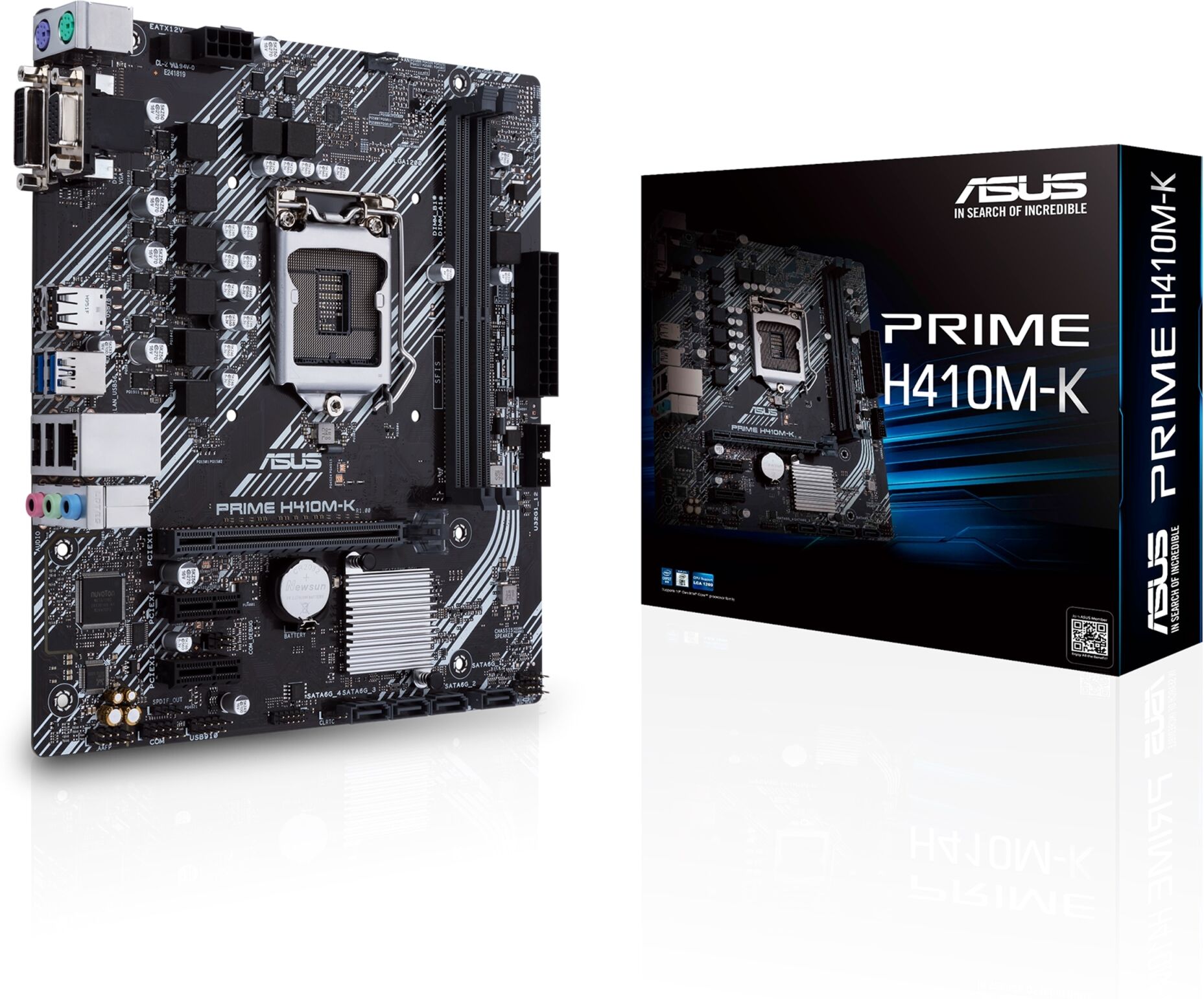 Asus Prime H410M-K LGA1200 mATX emolevy Asus Prime H410M-K LGA1200 mATX emolevy
