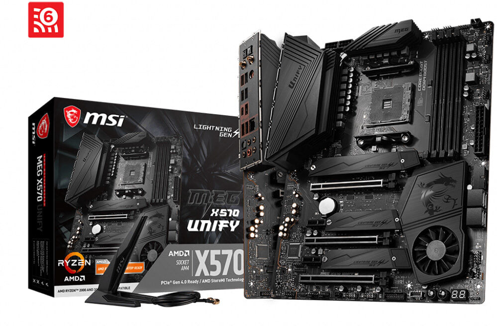 MSI MEG X570 Unify AM4 ATX emolevy MSI MEG X570 Unify AM4 ATX emolevy