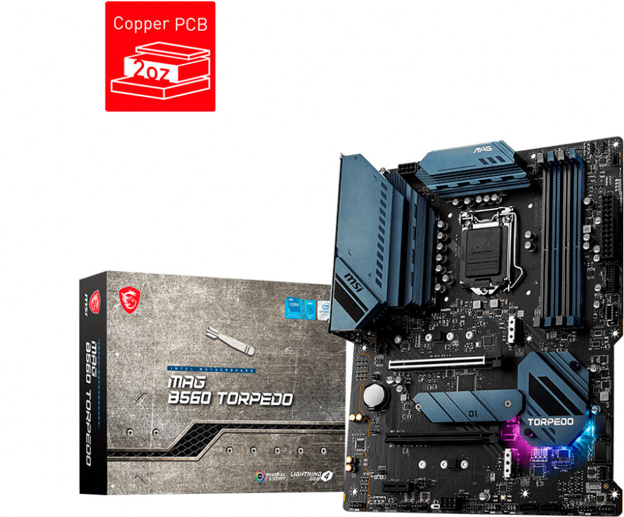 MSI MAG B560 Torpedo LGA1200 ATX emolevy MSI MAG B560 Torpedo LGA1200 ATX emolevy