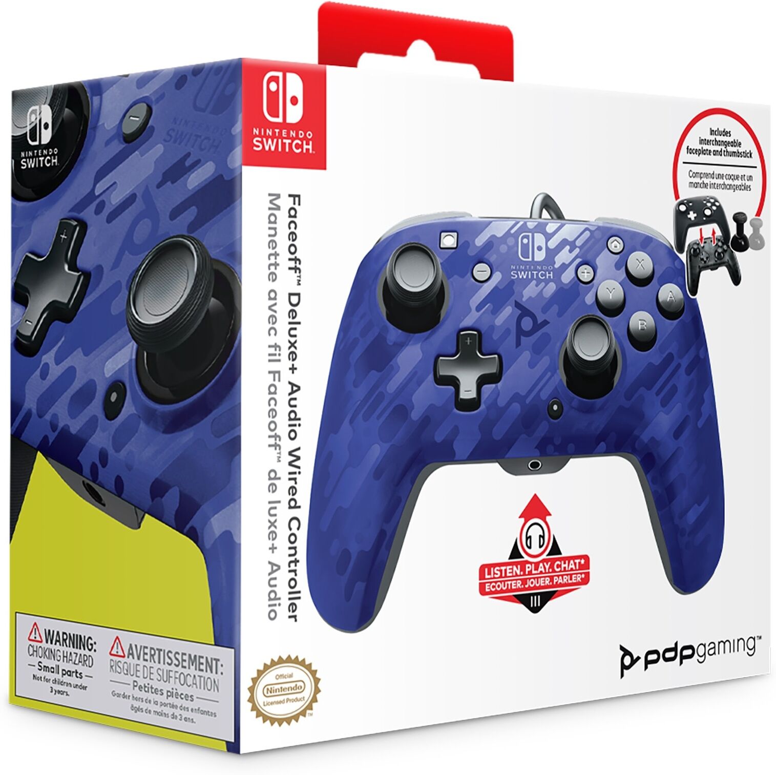 PDP Switch Faceoff Deluxe+ langallinen peliohjain PDP Switch Faceoff Deluxe+ langallinen peliohjain