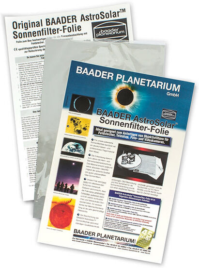 Baader AstroSolar Safety Film 20x30cm aurinkosuodinkalvo Baader AstroSolar Safety Film 20x30cm aurinkosuodinkalvo