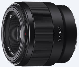 Sony FE 50mm F1.8 kiinteä objektiivi