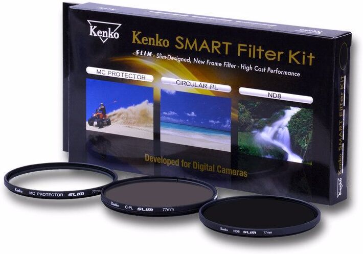 Kenko 3-kit protector/C-PL/ND8 suodinsarja Kenko 3-kit protector/C-PL/ND8 suodinsarja