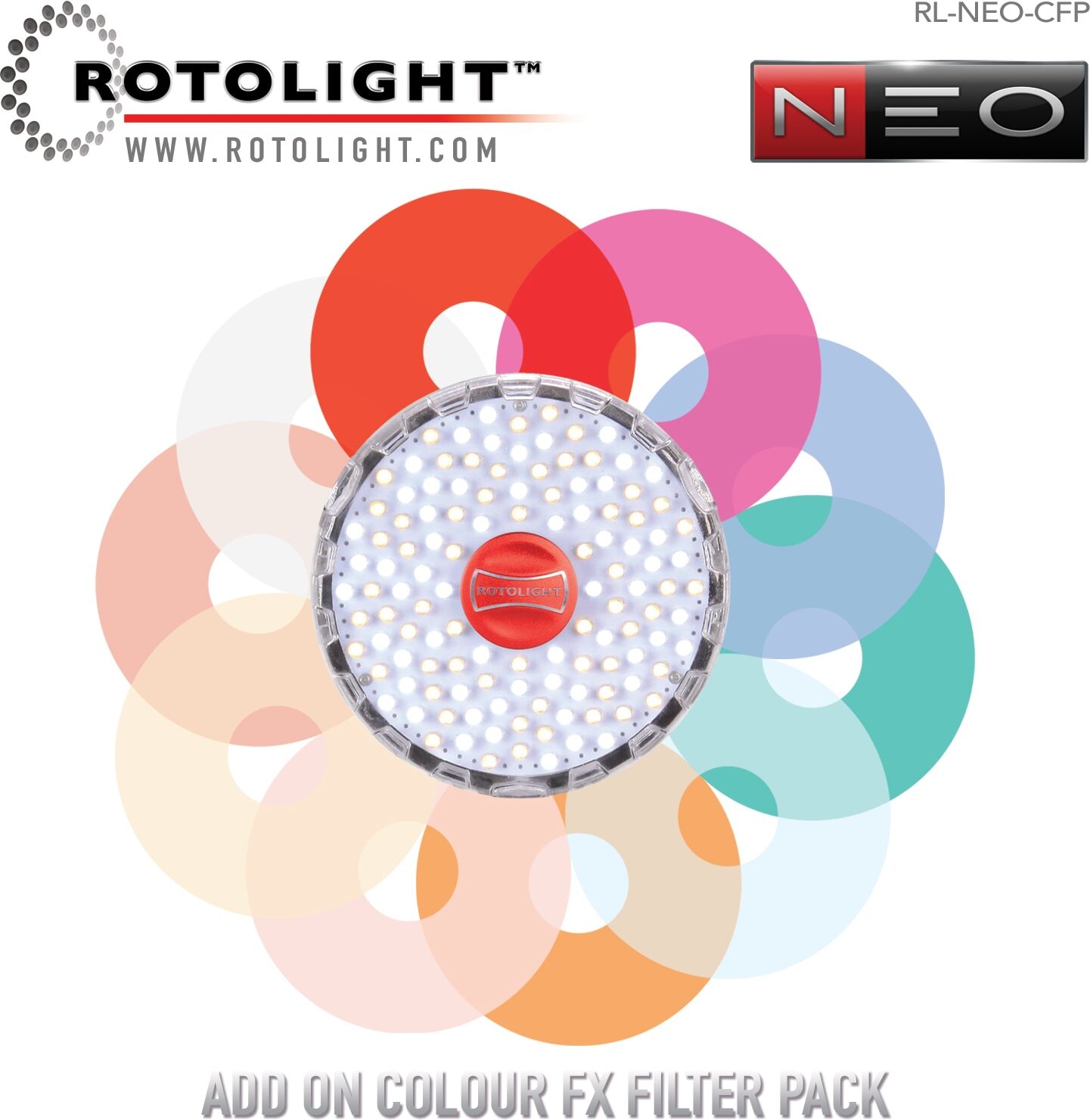 Rotolight 10-os Colour FX Rotolight Neo värisuodinsetti Rotolight 10-os Colour FX Rotolight Neo värisuodinsetti