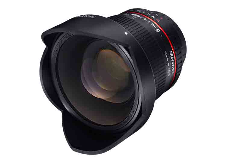 Samyang 8 mm f/3.5 Fish-eye II Canon objektiivi
