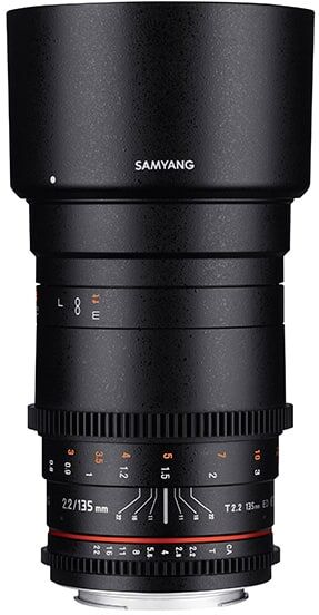 Samyang 135mm T2.2 VDSLR Nikon objektiivi