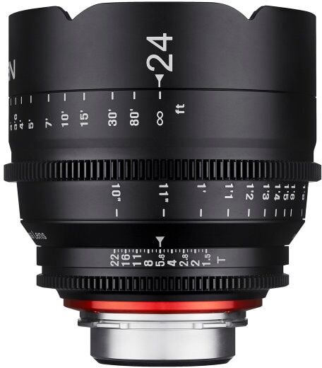 Samyang Xeen 24mm T1.5 FF Cine cineobjektiivi Samyang Xeen 24mm T1.5 FF Cine cineobjektiivi