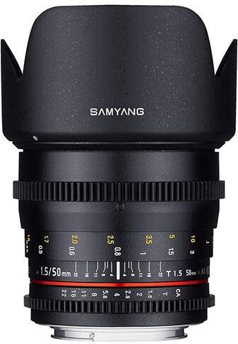 Samyang 50mm T1,5 VDSLR Sony E objektiivi