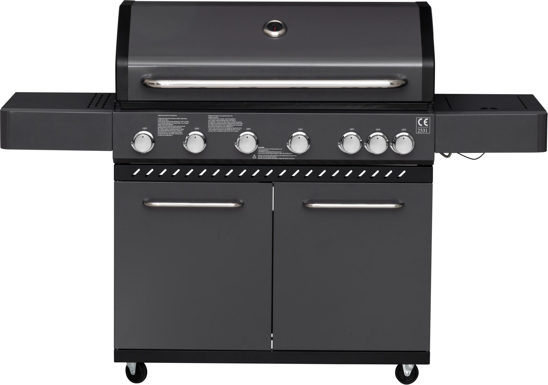 Mustang Carmel 6+1 kaasugrilli Mustang Carmel 6+1 kaasugrilli