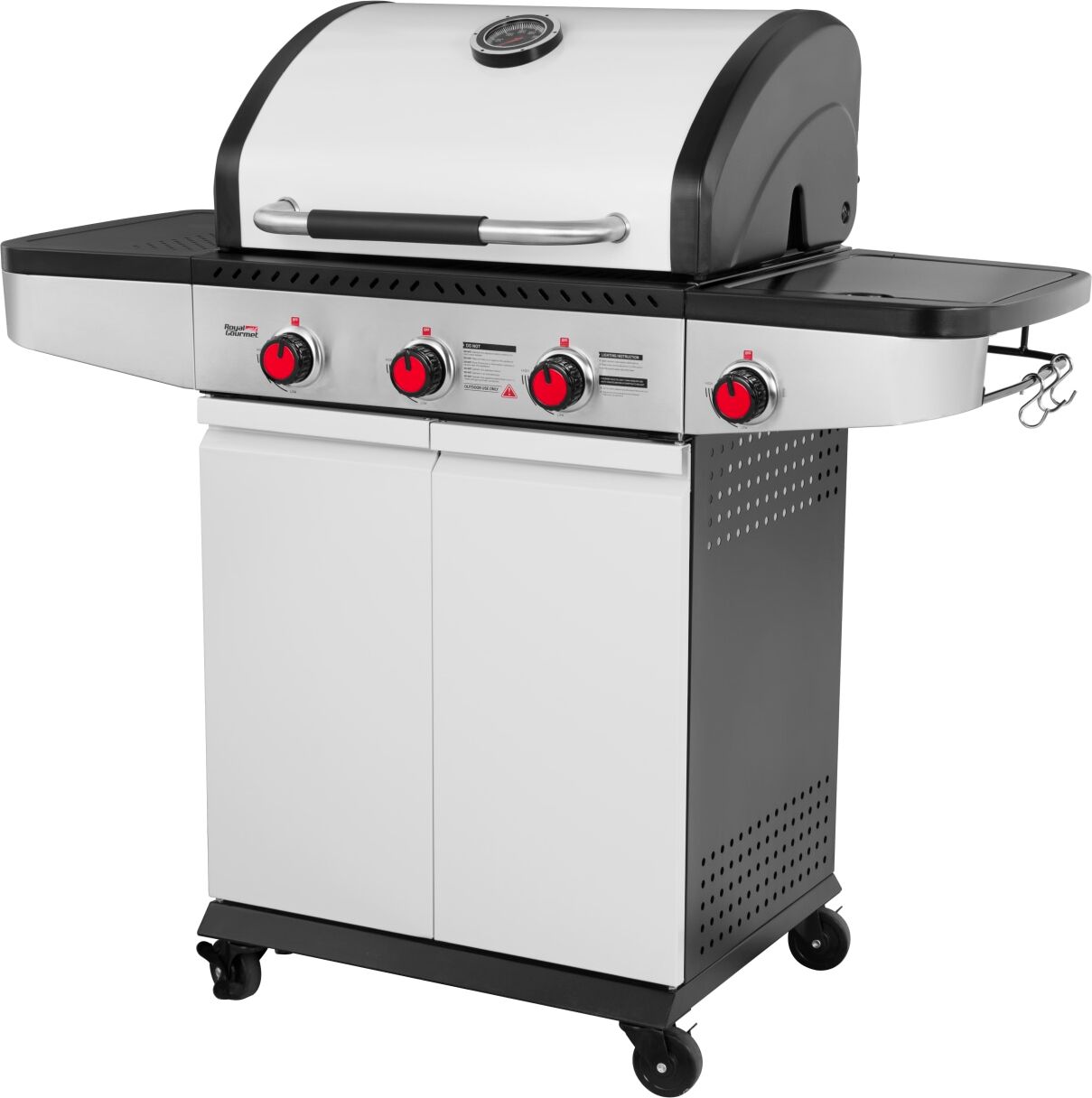 Royal Gourmet valkoinen 3 kaasugrilli Royal Gourmet valkoinen 3 kaasugrilli