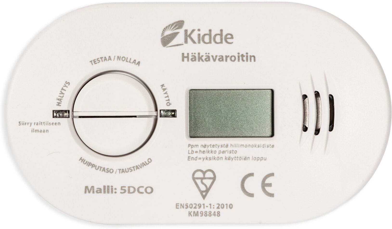 Kidde 5DCO digitaalinen häkävaroitin Kidde 5DCO digitaalinen häkävaroitin