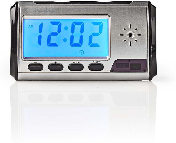 Nedis SPYCCL10CSR Vakoilukello 720 x 480 Video Kaukosäädin Ladattava Nedis SPYCCL10CSR Vakoilukello 720 x 480 Video Kaukosäädin Ladattava