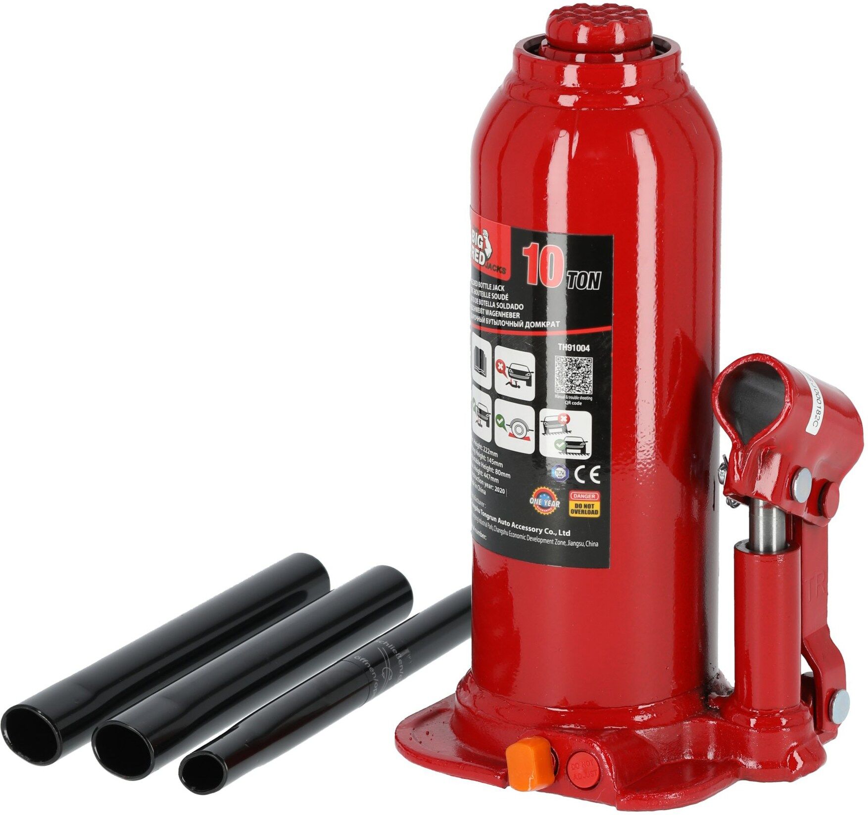 Torin Big Red 10t pullotunkki Torin Big Red 10t pullotunkki