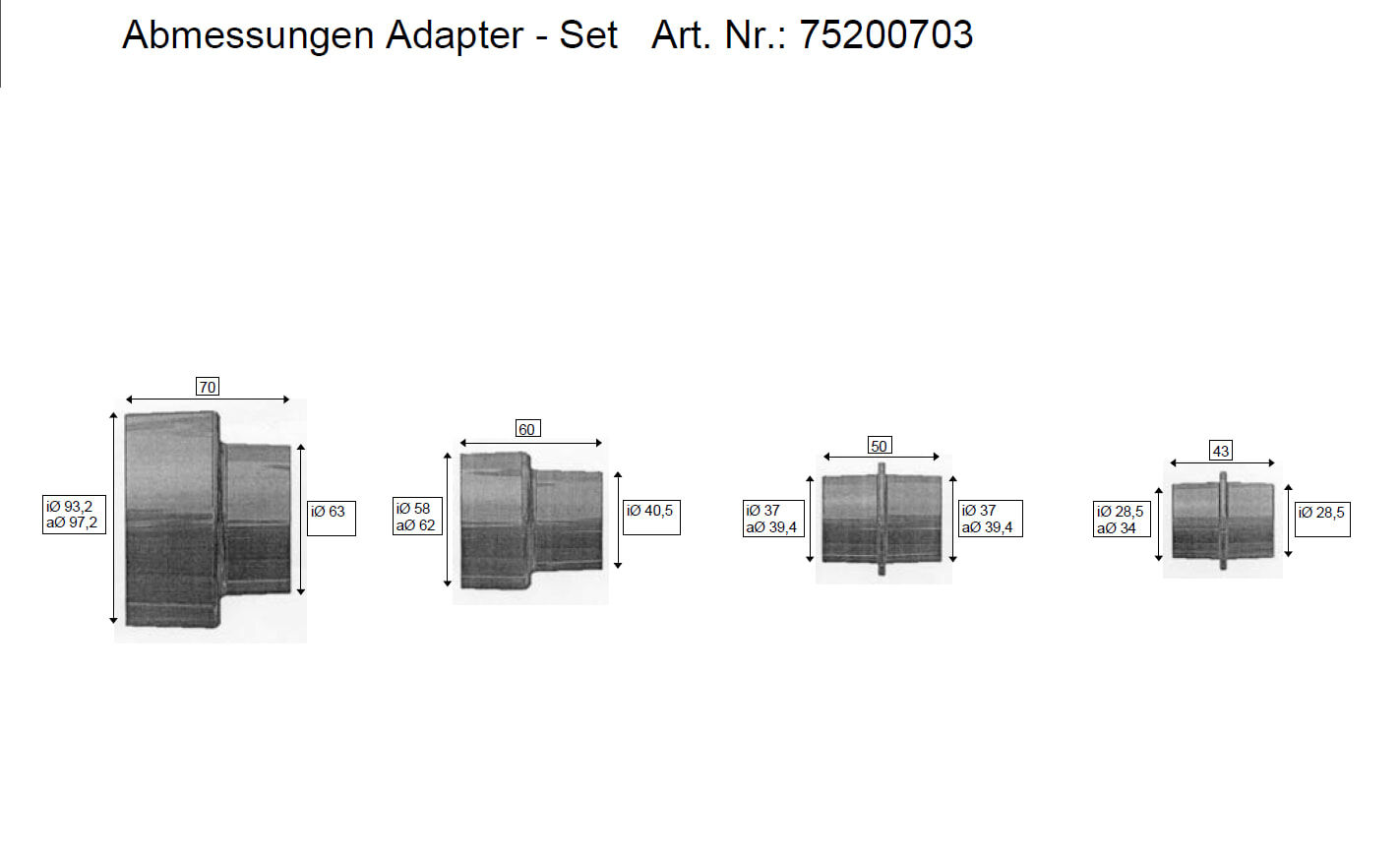 Scheppach Woova 3.0 HA1600 HD12 adapterisarja