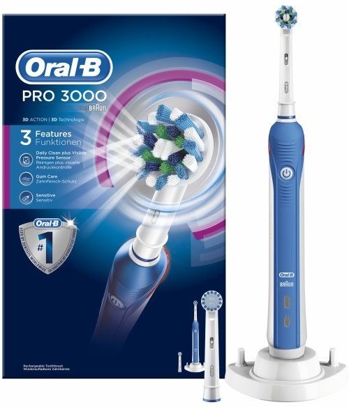 Oral-B PRO3000 Crossaction sähköhammasharja Oral-B PRO3000 Crossaction sähköhammasharja