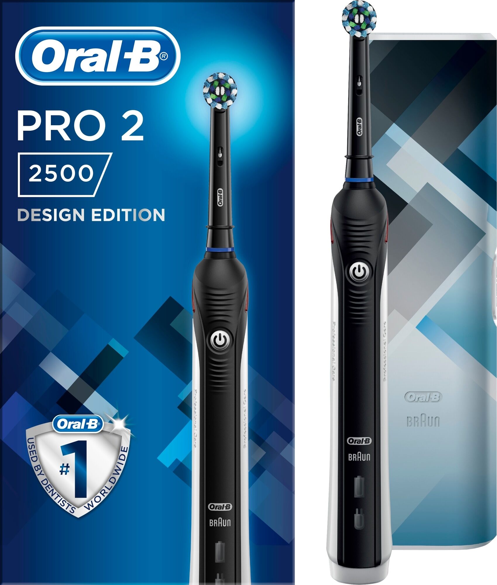 Oral-B Pro2 2500 sähköhammasharja + matkakotelo Oral-B Pro2 2500 sähköhammasharja + matkakotelo