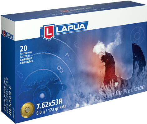 Lapua 7,62X53R 8g S374 FMJ 20kpl patruuna Lapua 7,62X53R 8g S374 FMJ 20kpl patruuna