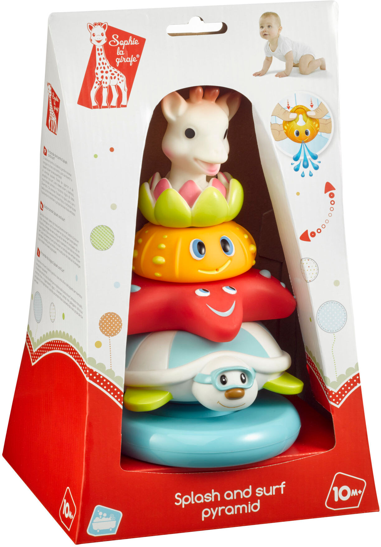 Sophie la Girafe pinottava  kylpypyramidi Sophie la Girafe pinottava  kylpypyramidi